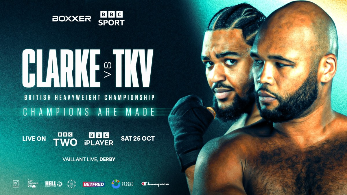 La boxe britannique est de retour sur la BBC Primetime: Clarke vs TKV les titres