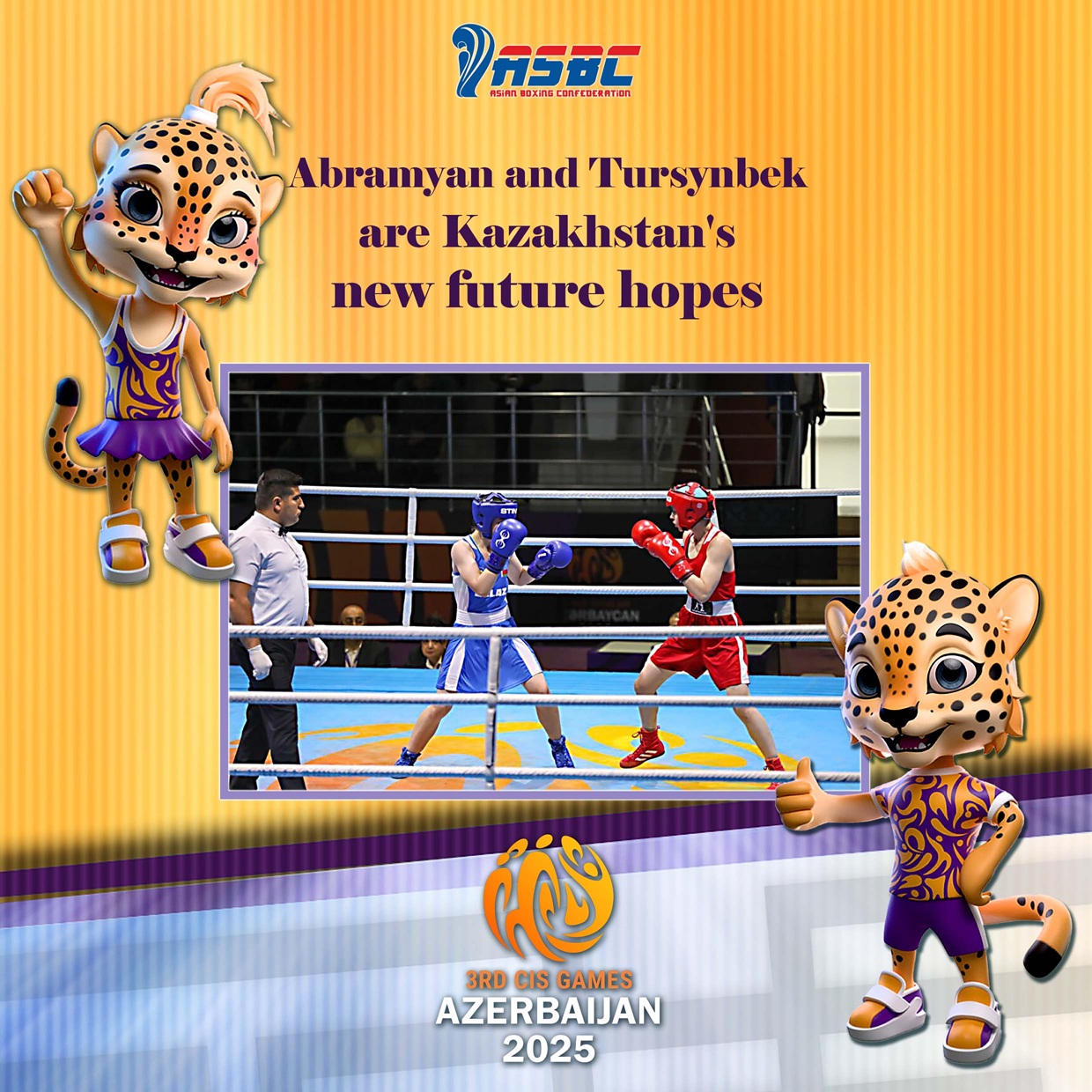 Abramyan et Tursynbek sont les nouveaux espoirs du Kazakhstan après leurs médailles d'or aux Jeux de la CEI