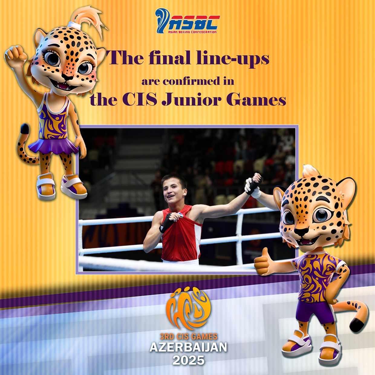 Les compositions définitives sont confirmées pour les Jeux de la SIC