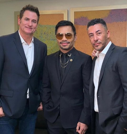 Manny Pacquiao, Sean Gibbons et Tony Cohen