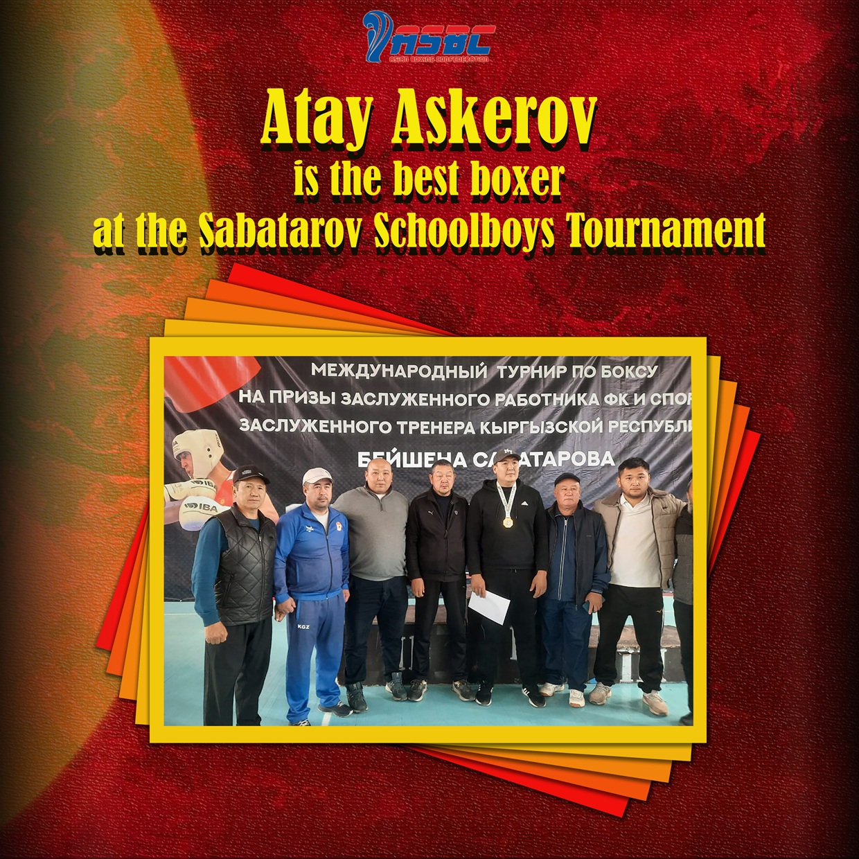 Atay Askerov est le meilleur boxeur du tournoi des écoliers Sabatarov