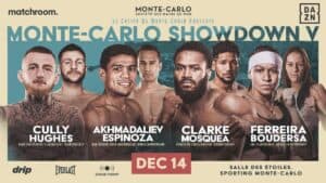 Boxing Monte Carlo 14 décembre