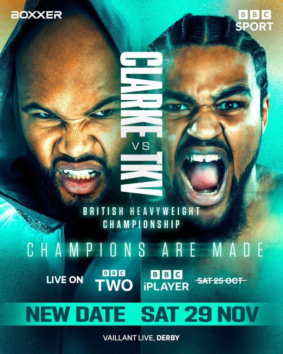 Affiche Clarke vs TKV du 29 novembre