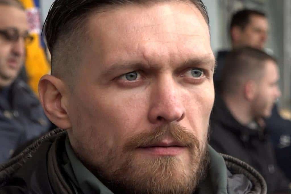 Usyk pendant la guerre en Ukraine
