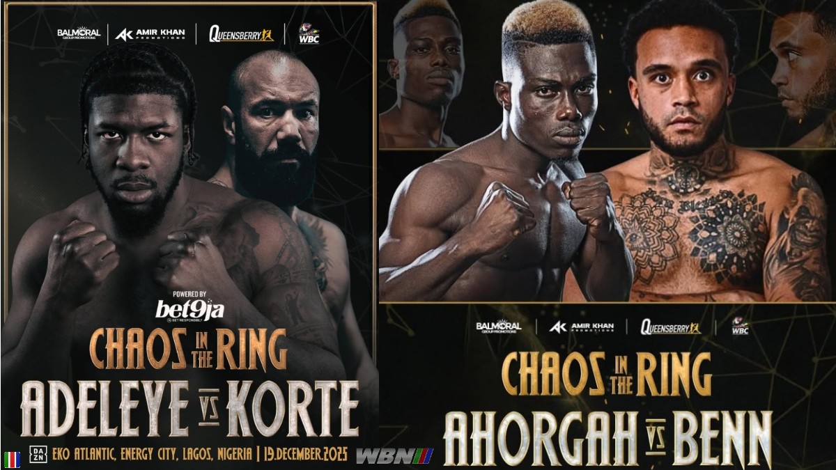 Chaos à Lagos : Adeleye prêt, Benn revient, Okolie contre Whyte en tête d'affiche