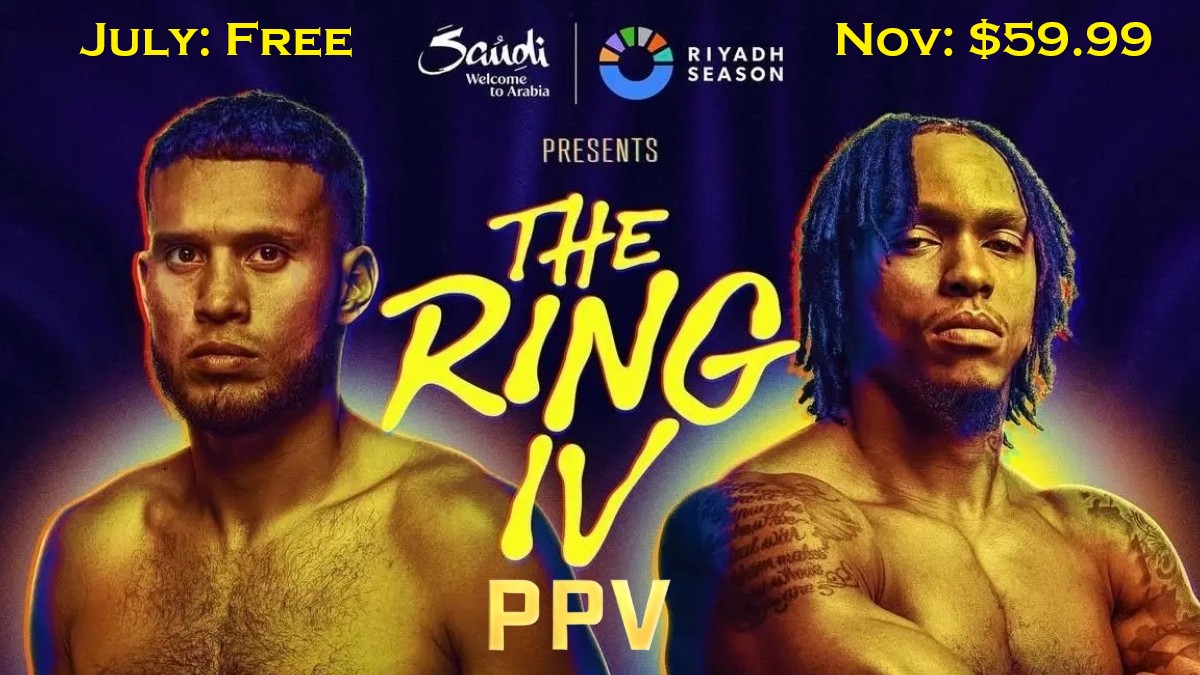 Les fans bombardent à nouveau Turki Alalshikh alors que le combat Ring IV promis « Free Era » atteint 59,99 $