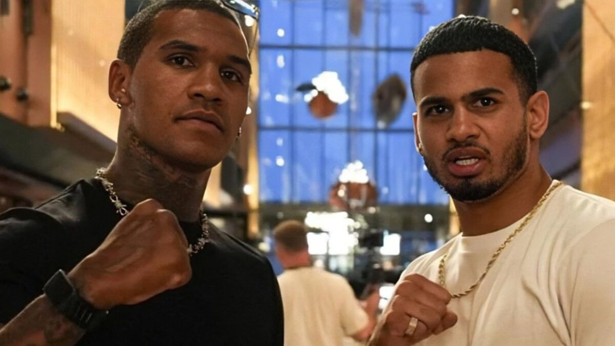 Conor Benn and Rolando “Rolly” Romero posed side by side ahead of potential WBA welterweight title clash