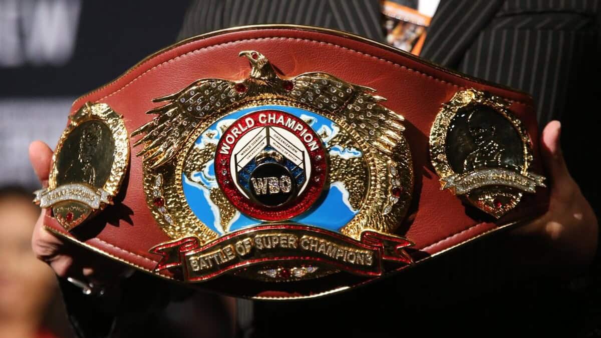 WBO Super Champion belt