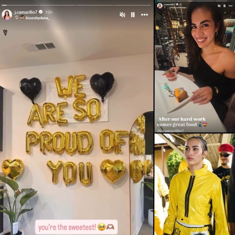 Jocelyn Camarillo célèbre en famille après sa victoire sur Isis Sio