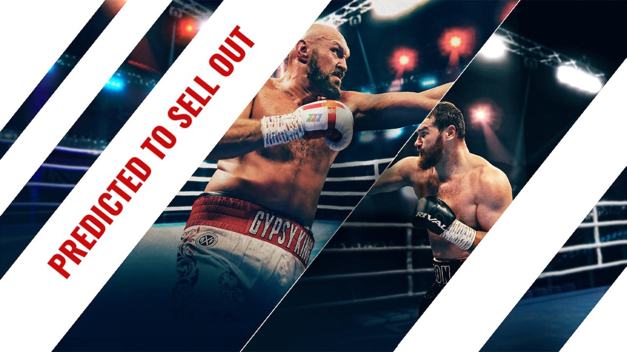 Tyson Fury vs Makhmudov wide Netflix SELL OUT