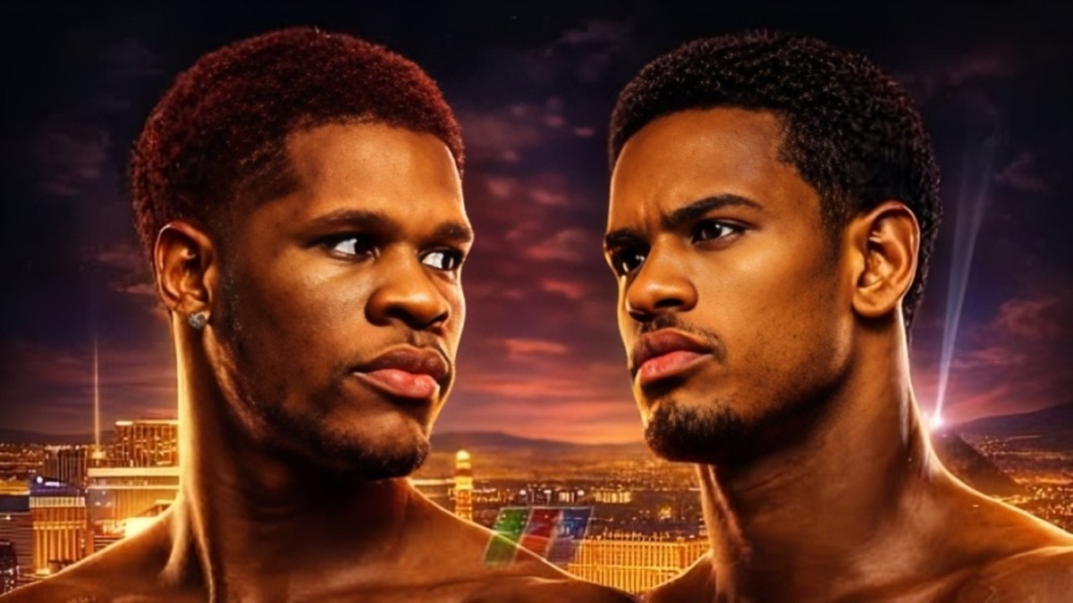 Devin Haney vs Rolando Rolly Romero fight graphic for May 30 in Las Vegas
