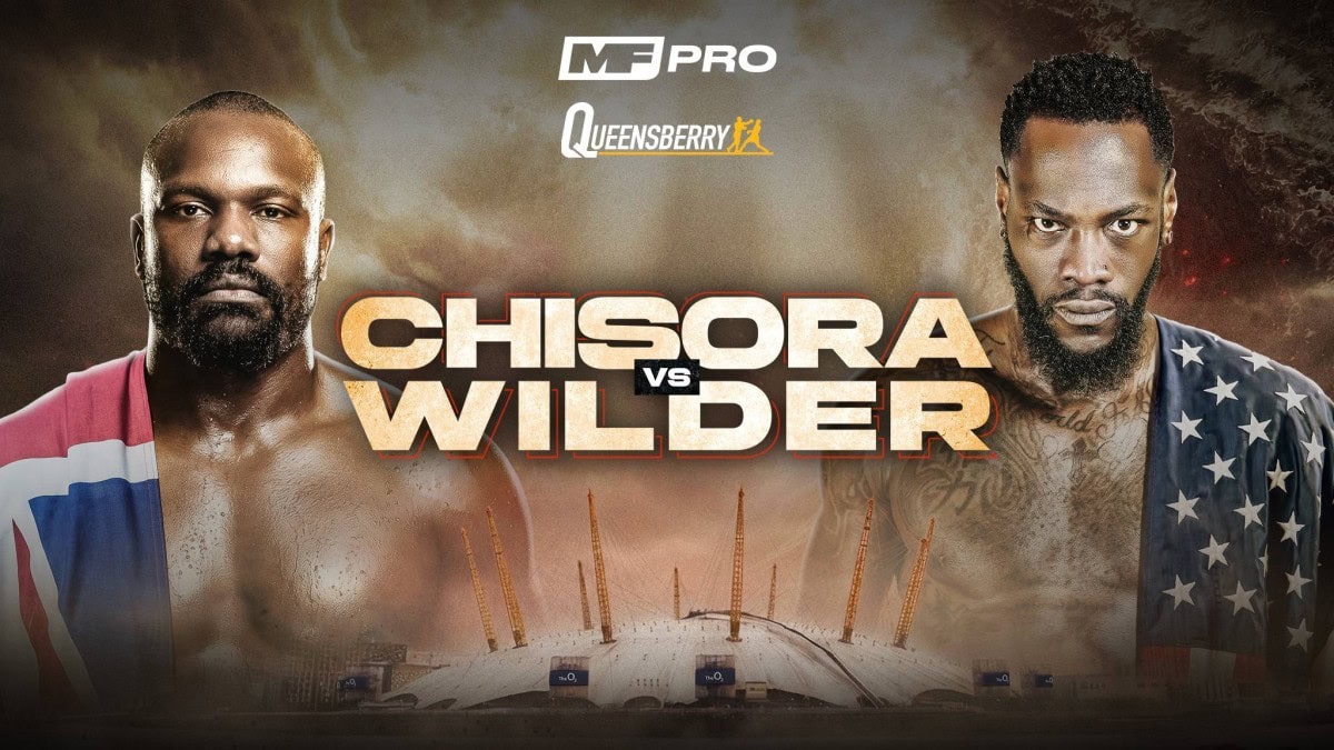 Official poster for Dereck Chisora vs Deontay Wilder