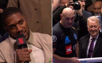 Netflix confirme Fury contre Joshua malgré le refus de Joshua de s'engager