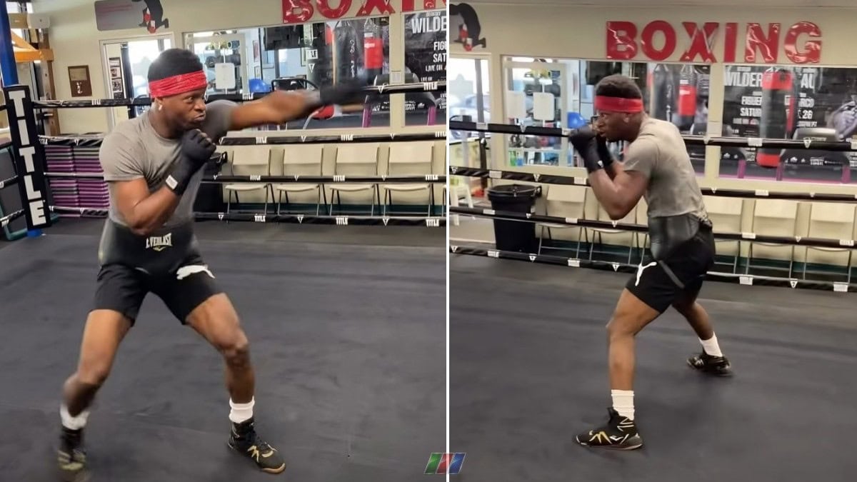 Marsellos Wilder training in boxing gym comeback attempt 2026