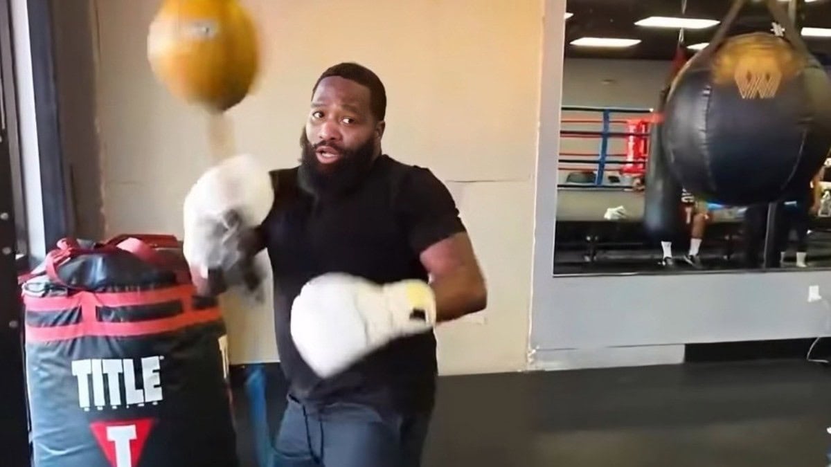 Adrien Broner returns to training as he attempts a last chance comeback.