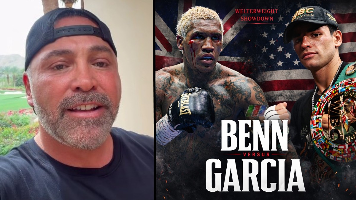 Oscar De La Hoya reacts to Conor Benn vs Ryan Garcia as Zuffa boxing criticism grows