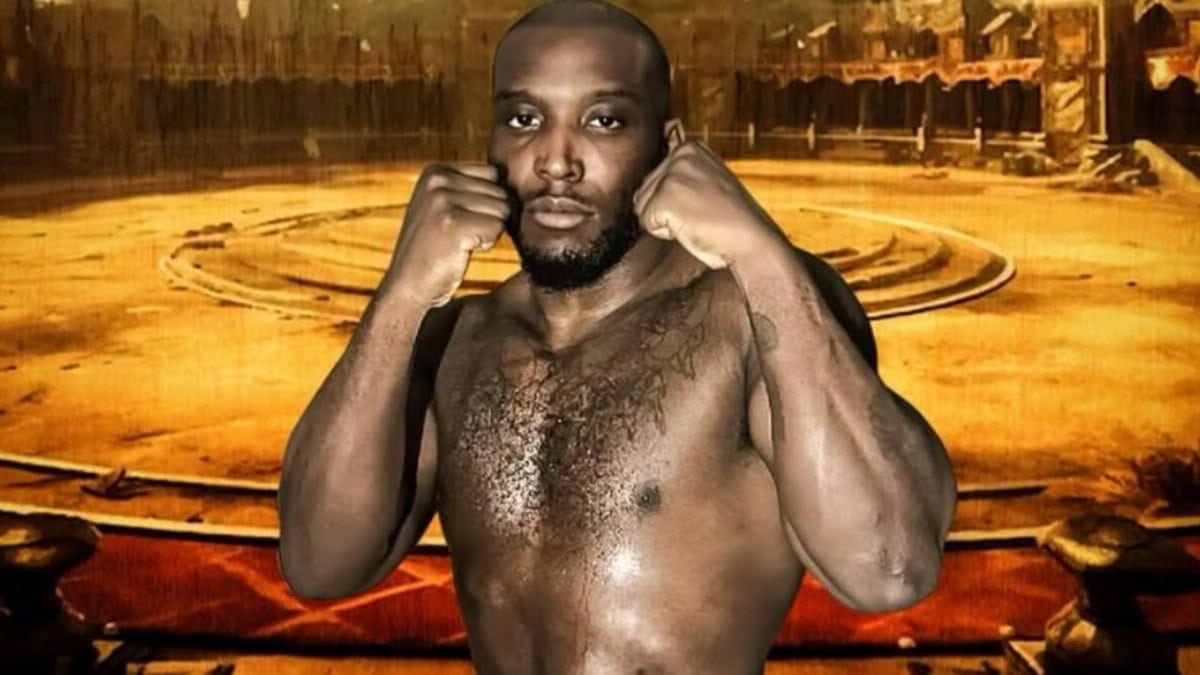 Bruce Seldon Jr in a fighting stance ahead of his June 13 bout in Atlantic City