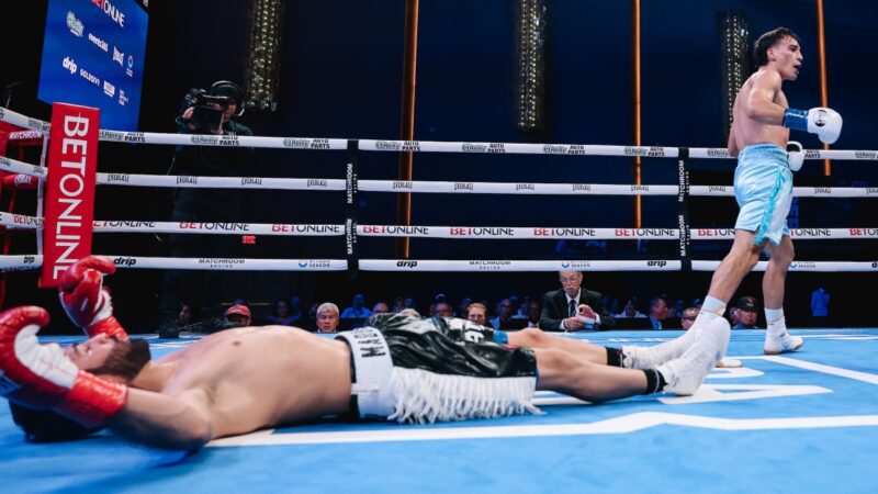 Alan Chaves KO Miguel Madueno Las Vegas boxe KO
