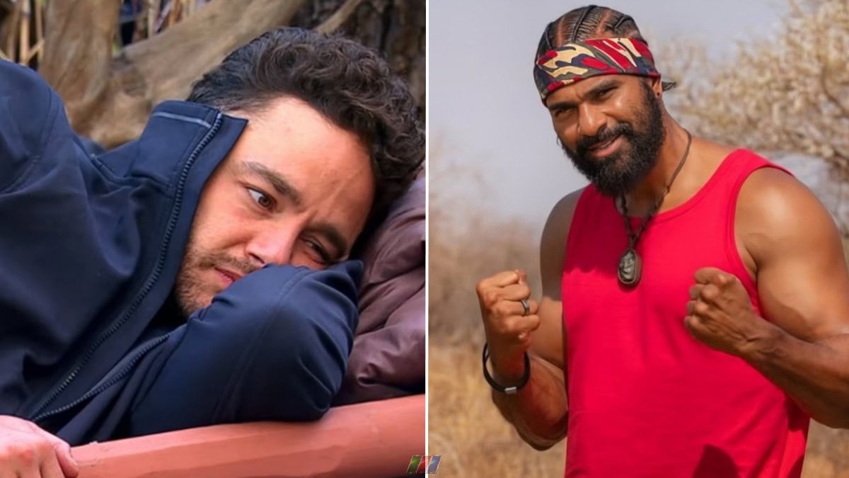 Adam Thomas emotional on I’m a Celebrity alongside David Haye during TV row