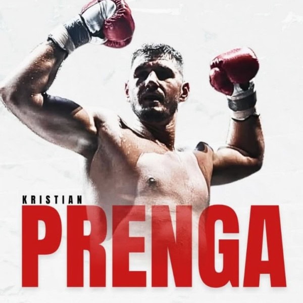 Une affiche du prochain adversaire d'Anthony Joshua, Kristian Prenga