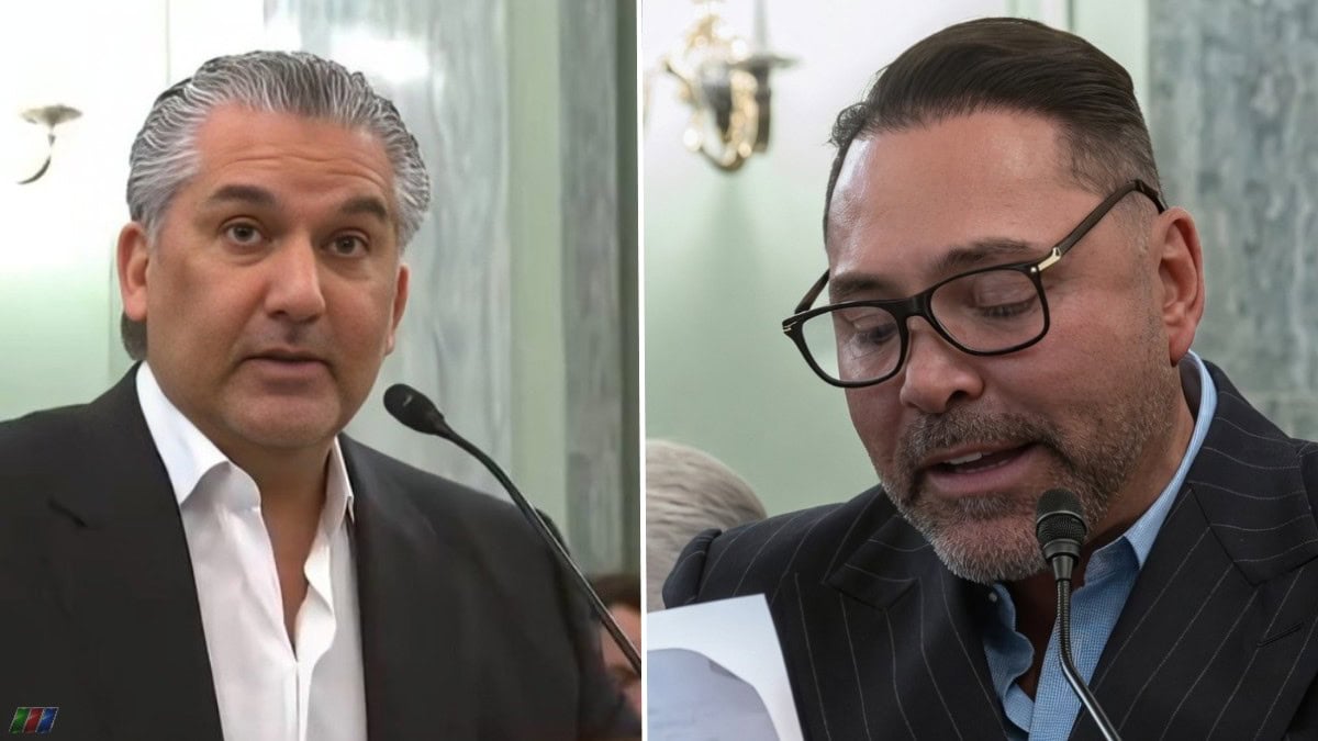 Oscar De La Hoya and Nick Khan speak at Ali Act Senate hearing