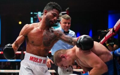 Shane Mosley Jr. étourdit Bohachuk et appelle Callum Walsh