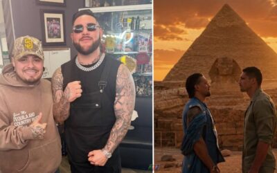 Andy Ruiz Jr s'insère soudainement dans la photo d'Oleksandr Usyk