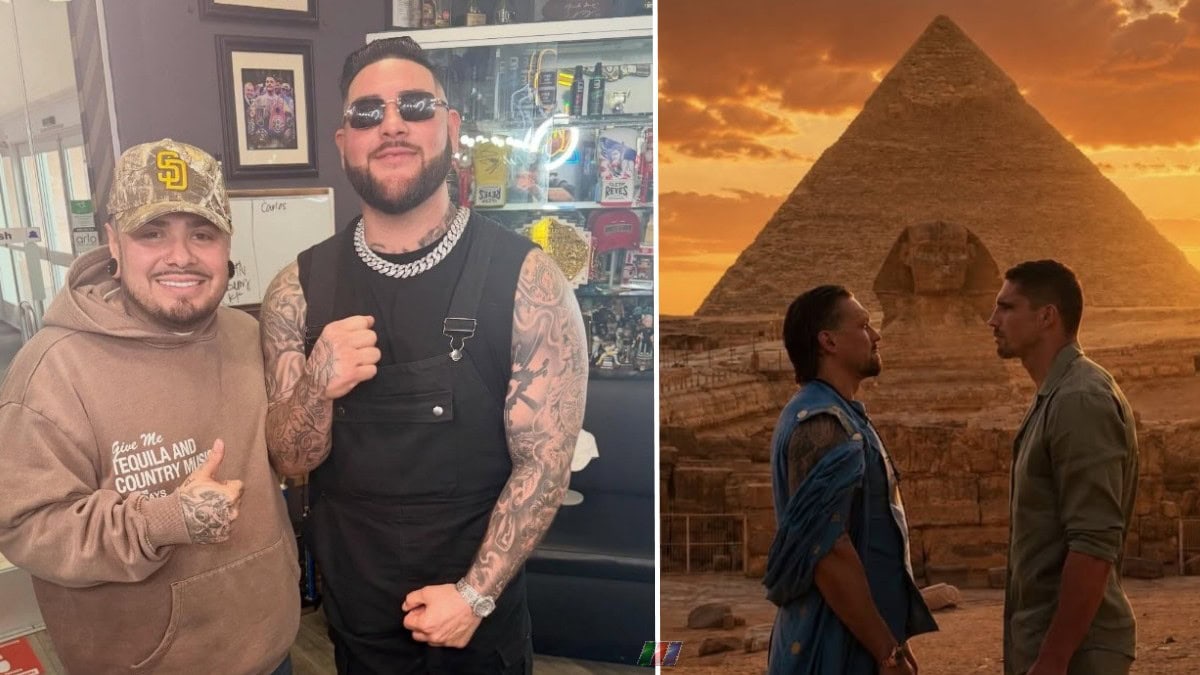 Andy Ruiz Jr arrives in Egypt as Oleksandr Usyk prepares to face Rico Verhoeven in Giza