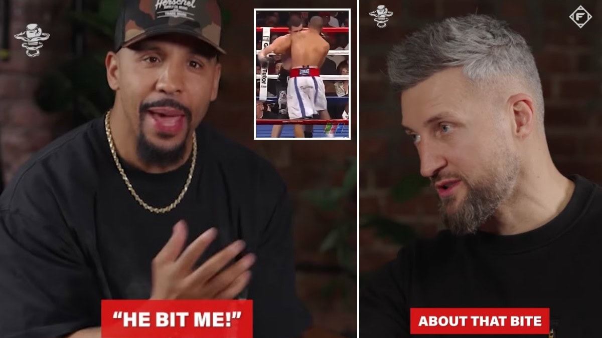 Carl Froch and Andre Ward discuss the infamous bite incident from their 2011 Super Six Final during a recent face-to-face conversation.