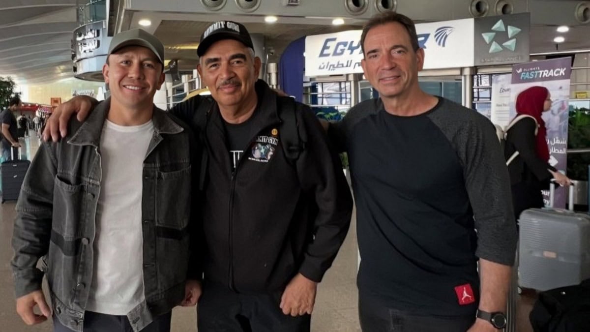 Gennadiy Golovkin reunites with Abel Sanchez and Tom Loeffler in Cairo years after their split