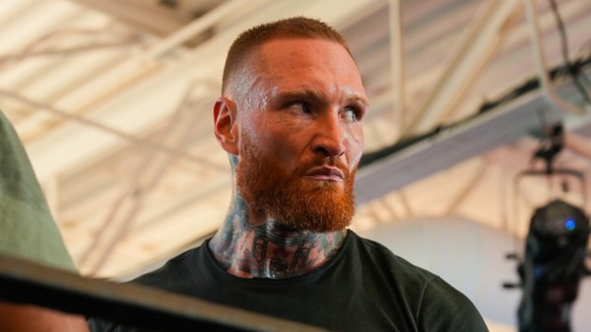 Ryan Rozicki looks on during training ahead of his June 6 Zuffa Boxing main event against Chris Billam-Smith in Bournemouth, England.