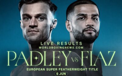 Résultats en direct de Josh Padley contre Aqib Fiaz de Sheffield