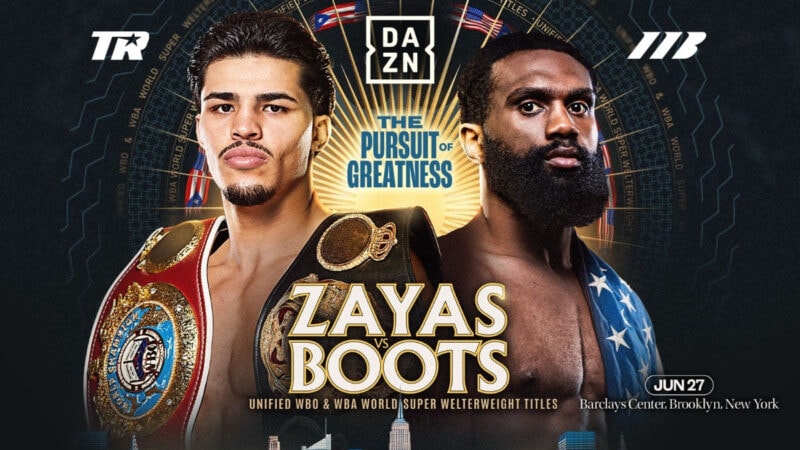 Affiche de Zayas vs Ennis sur DAZN PPV