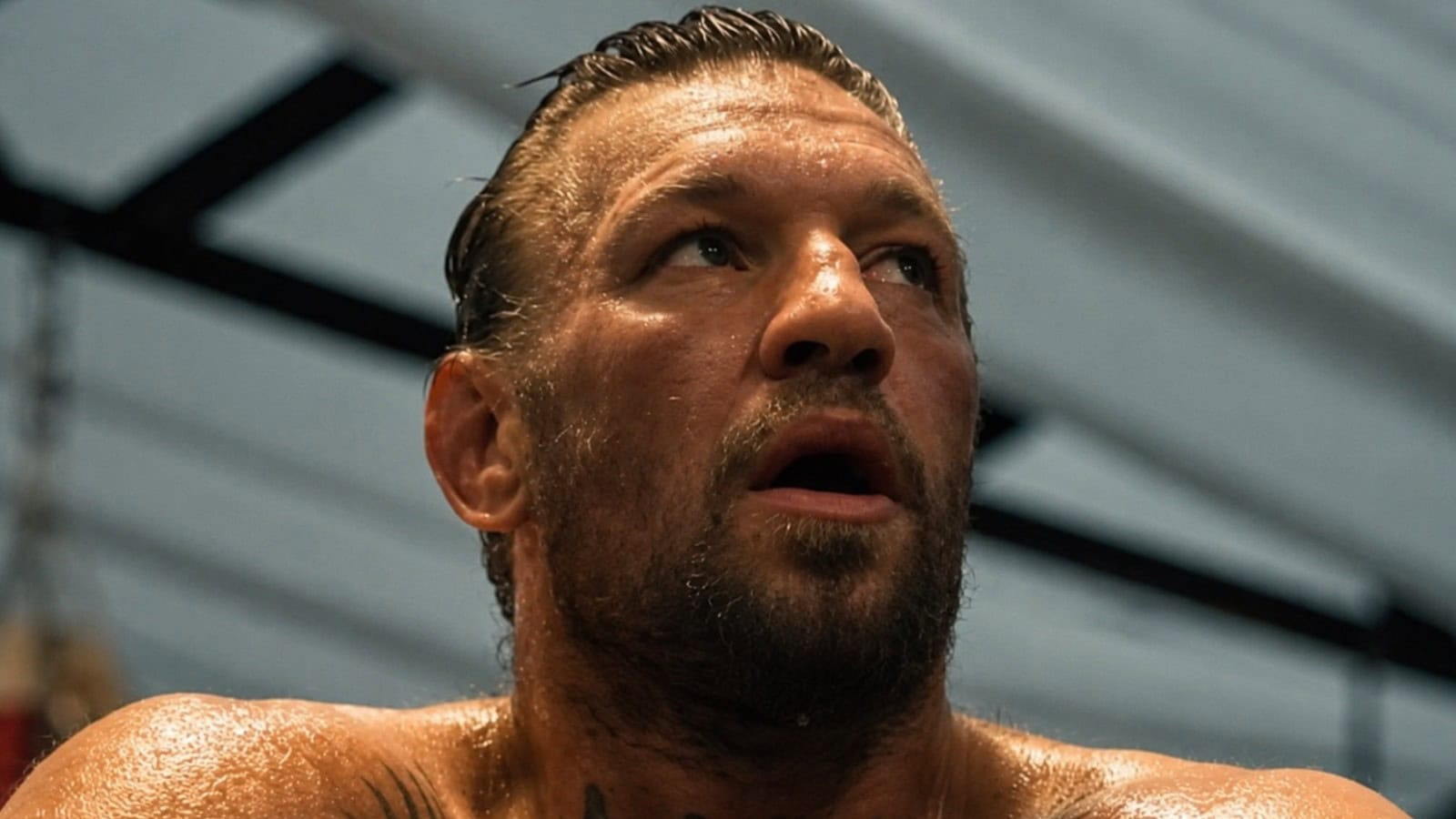 Conor McGregor trains during his comeback from a career-threatening leg injury as scrutiny continues over his lengthy absence from competition