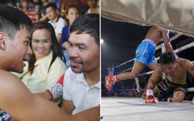 Le fils de Manny Pacquiao ne suit plus son père après sa perte – mais Floyd Mayweather reste