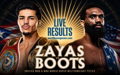 Xander Zayas contre Jaron Ennis Résultats en direct