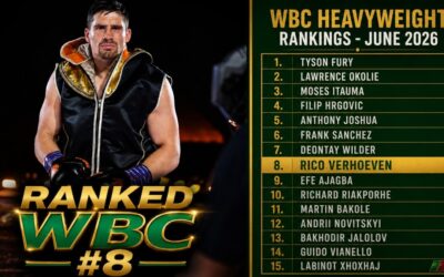 Rico Verhoeven fait ses débuts à une place derrière Deontay Wilder dans le classement WBC
