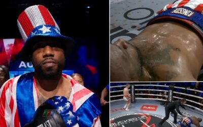 L'ancien champion du monde « Drago'd » Senseless après l'entrée d'Apollo Creed