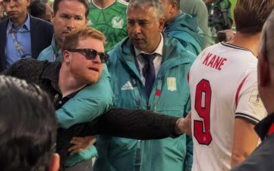 Canelo arrêté par la sécurité de la Coupe du monde avant qu'Harry Kane ne le reconnaisse