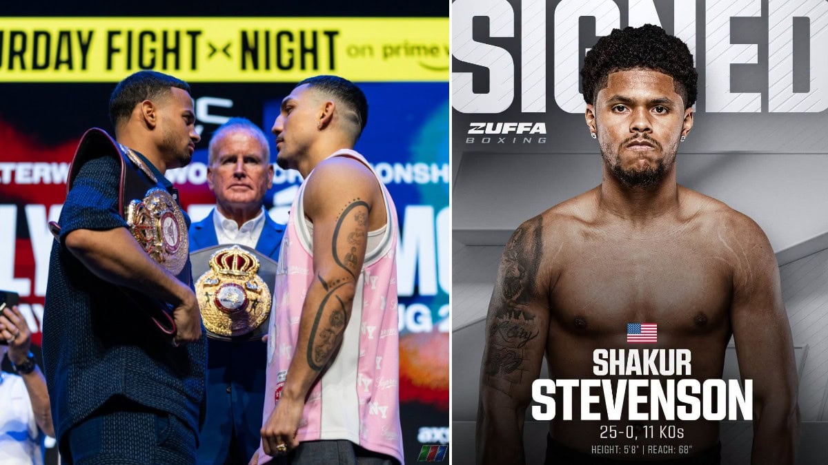 PBC fighters face off on a Prime Video event alongside Shakur Stevenson after his signing with Zuffa Boxing