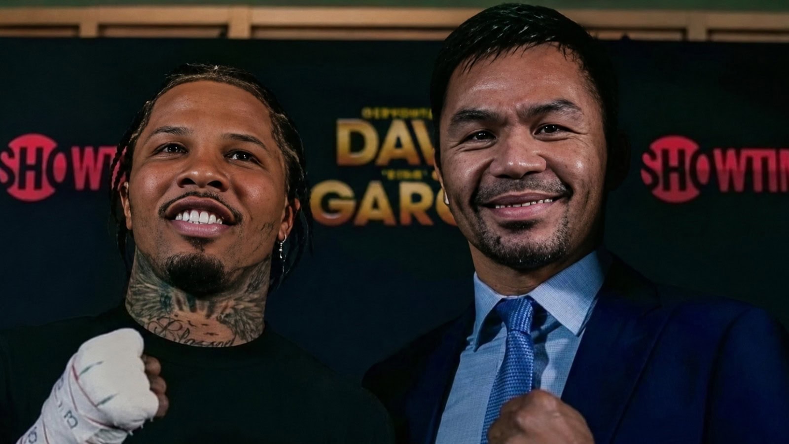 Gervonta Davis and Manny Pacquiao pictured together as speculation over a potential blockbuster fight continues