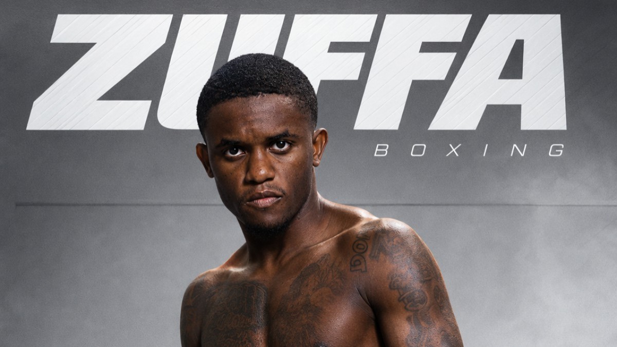 Image of Dominque Francis on a Zuffa Boxing background