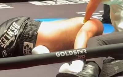 Un poids lourd de 6 pieds 8 pouces éliminé à froid alors que son rival célèbre sur Tyson Fury Undercard