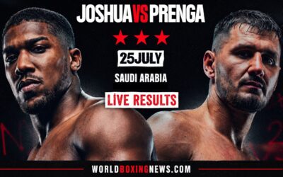 Anthony Joshua contre Kristian Prenga Résultats en direct