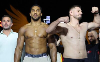 Anthony Joshua contre Kristian Prenga Tableau de bord en direct