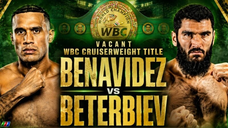 David Benavidez et Artur Beterbiev figuraient dans un graphique de combat pour le titre WBC cruiserweight vacant proposé à la suite de la décision du WBC sur Noel Mikaelian.