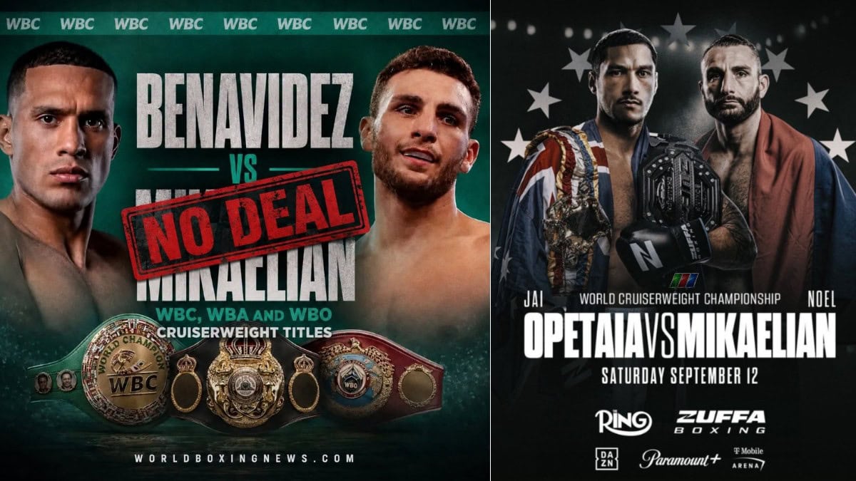 Noel Mikaelian s'éloigne de David Benavidez, titre WBC pour Zuffa