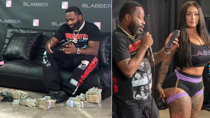 Adrien Broner lors de son retour en direct avec les participants au cash et au concours