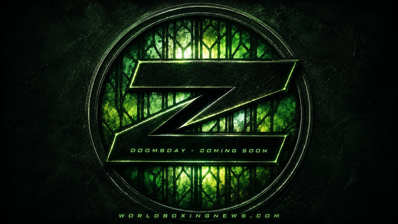Zuffa Boxing Doomsday graphic with Z logo and Coming Soon message