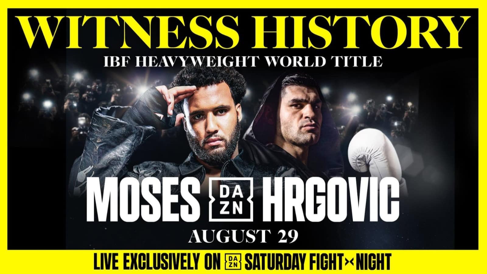 Moses Itauma and Filip Hrgovic ahead of their vacant IBF heavyweight world title fight at the O2 Arena in London